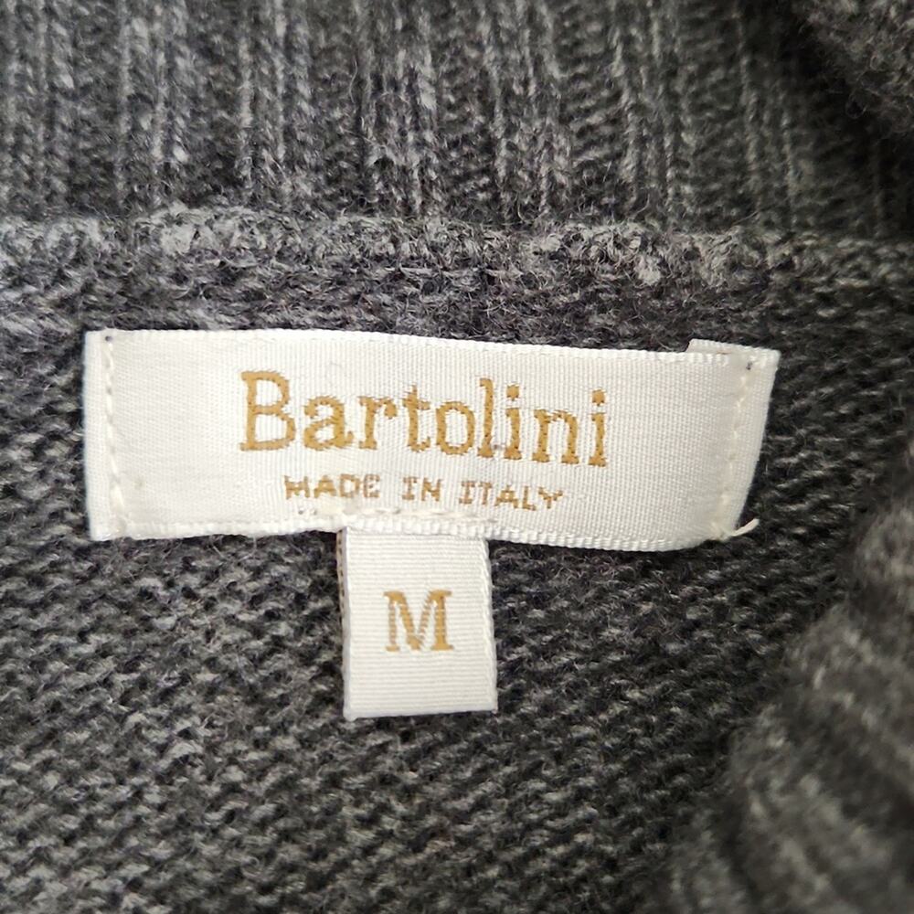 Bartolini Women's Gray High-Low Side Slit Wool Cashmere Blend Sweater Size Med - Picture 6 of 9
